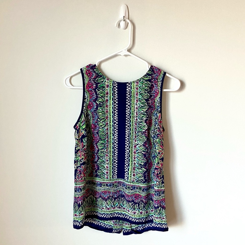 Lilly Pulitzer Iona Silk Tank in Multicolor Print